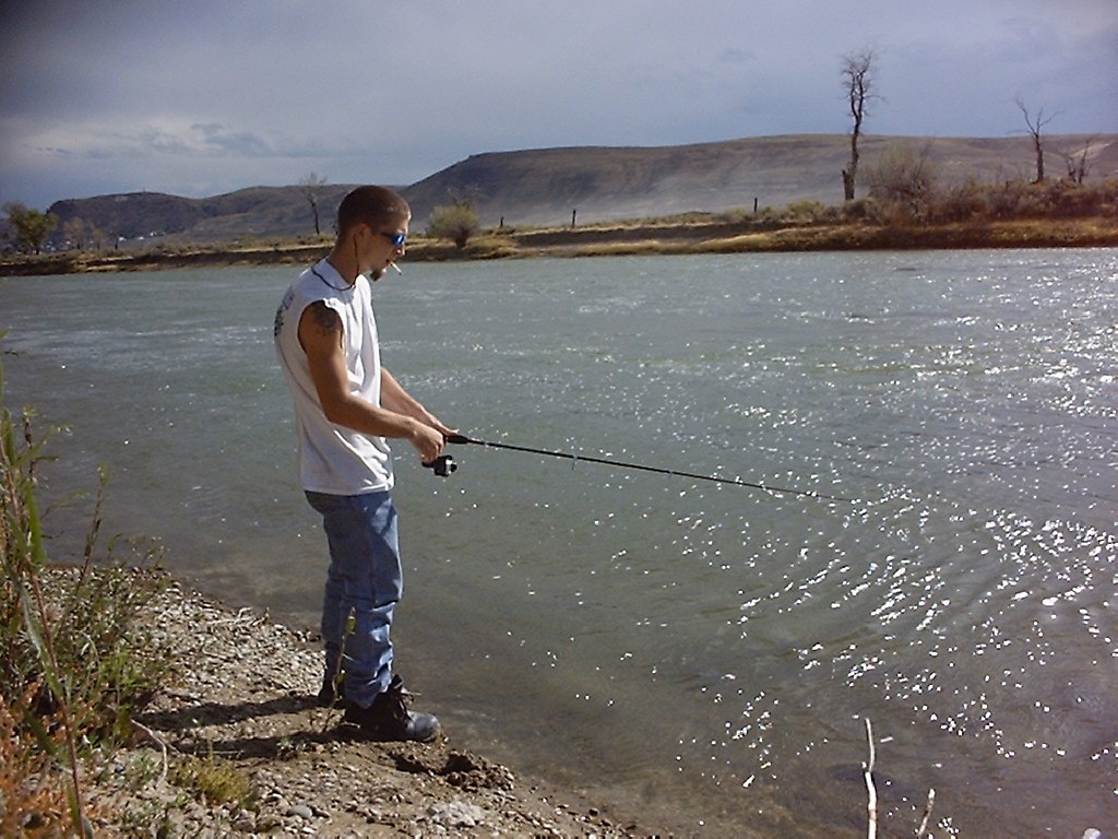 greenriver, Wy trout fishing